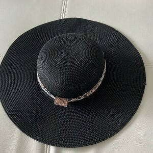 David And Young Women's Sun Hat Black - One Size